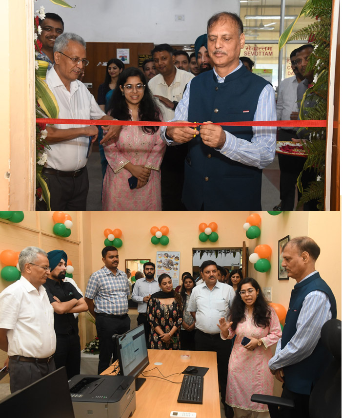 जीएसटी सुविधा केंद्र, सेक्टर 17, चंडीगढ़ में बायोमेट्रिक-आधारित आधार प्रमाणीकरण और दस्तावेज़ सत्यापन सुविधा का उद्घाटन